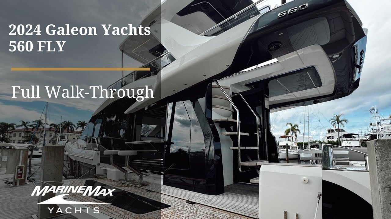 JUST IN | 2024 Galeon Yachts 560 Fly | MarineMax Palm Beach Gardens