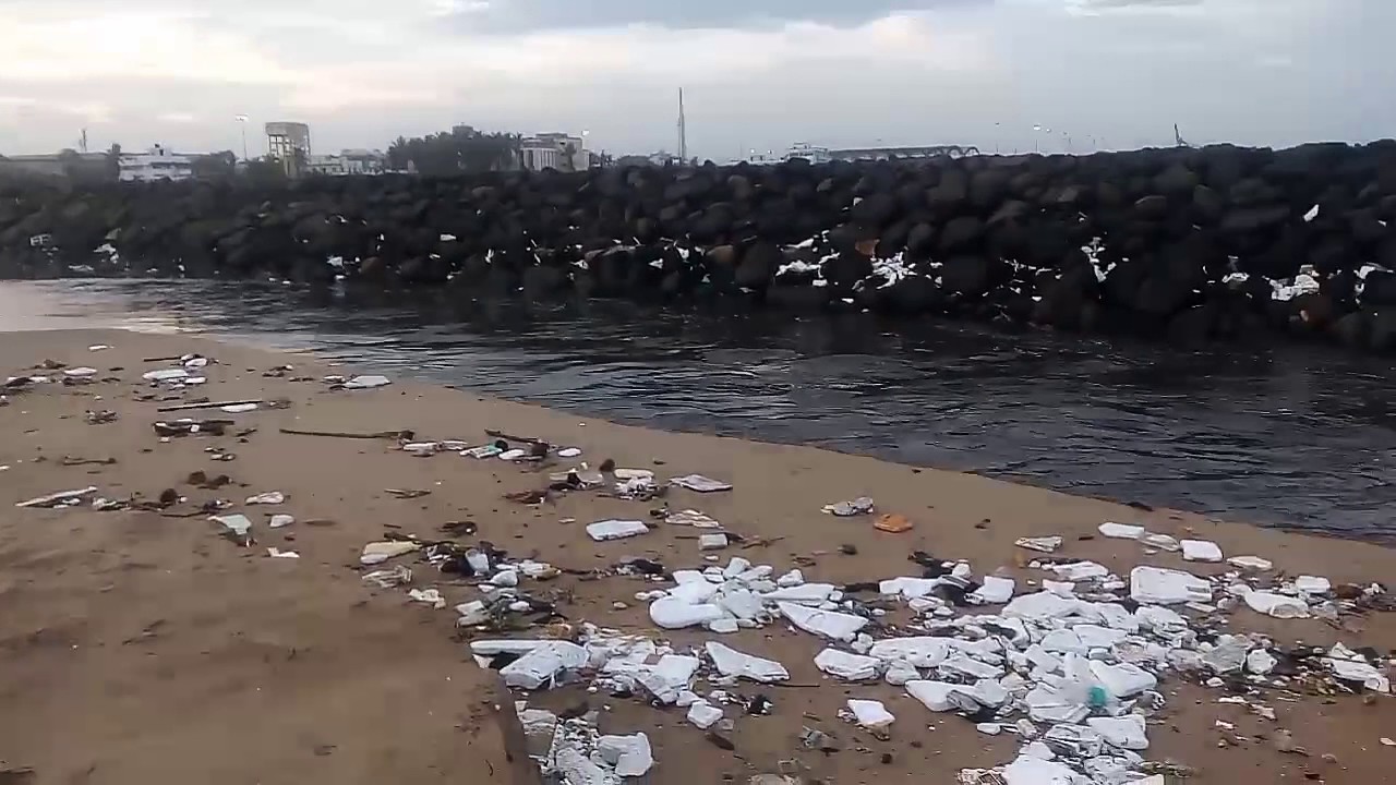Cooum meeting to marina beach