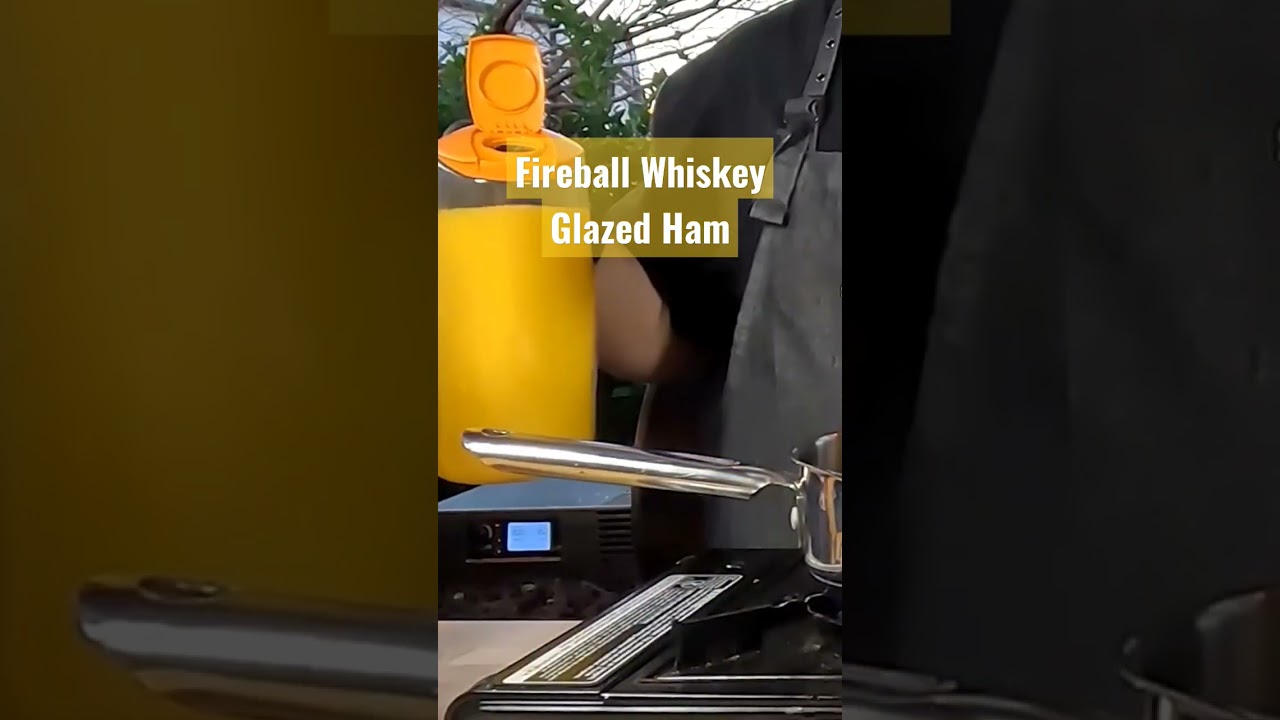fireball whiskey Glazed Ham #shorts