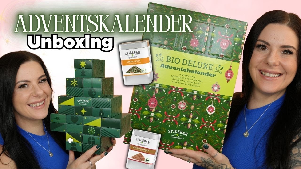 W&uuml;rzig! Spicebar ADVENTSKALENDER 2025 Inhalt Deluxe & Tannenbaum