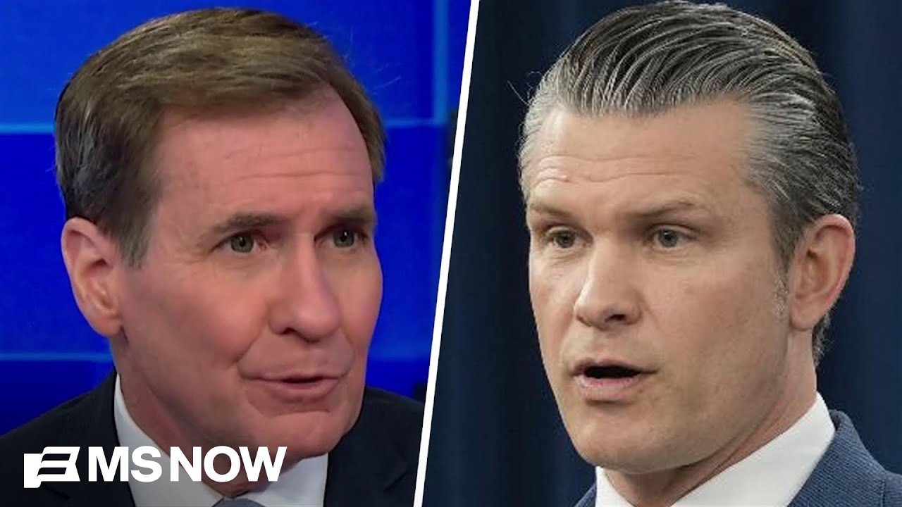John Kirby: Hegseth taking 8+ minutes to address fallen service members is 'unfortunate'