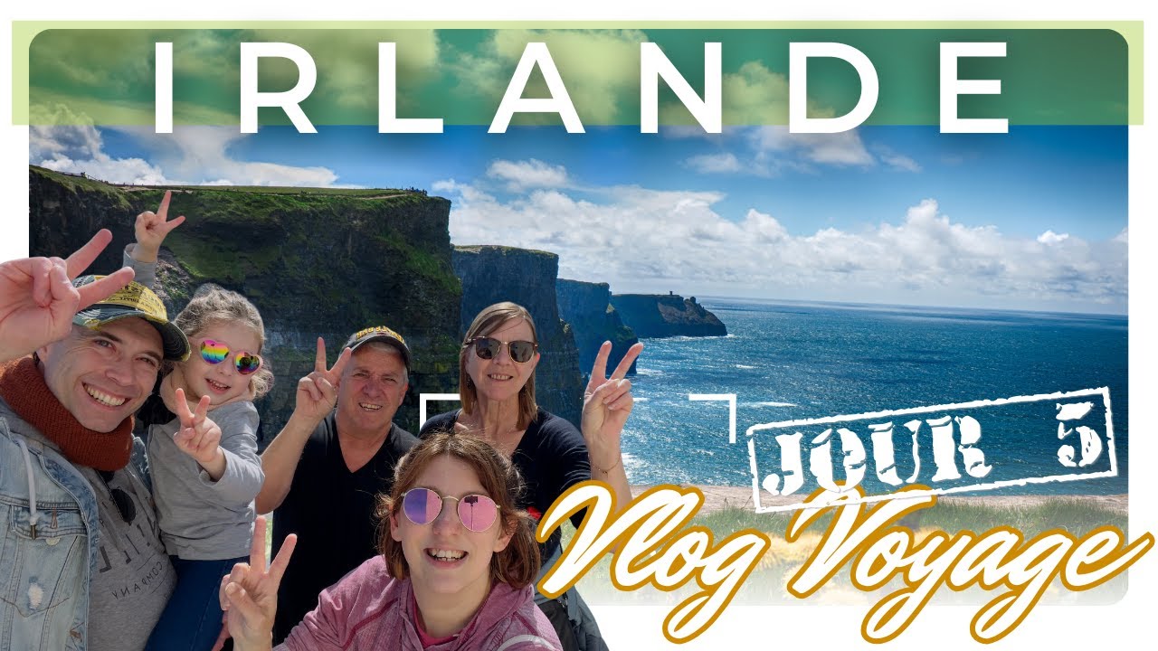 Irlande J5 : Route du Burren et Falaises de Moher - Paysages à Couper le Souffle en Irlande! 🌟🚗 VLOG