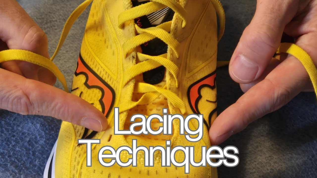 Running Shoe Lacing Techniques - How to Get the Best Fit