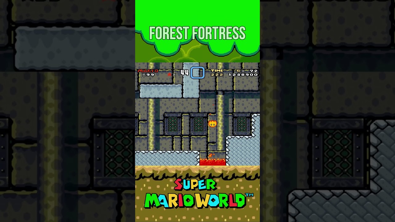 Forest Fortress - Super Mario World #shorts #mariobros