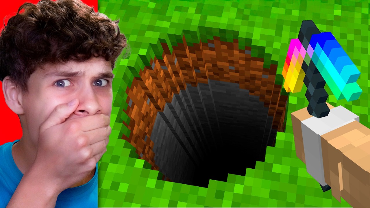 NUNCA ENTRES a Este AGUJERO INFINITO en Minecraft...