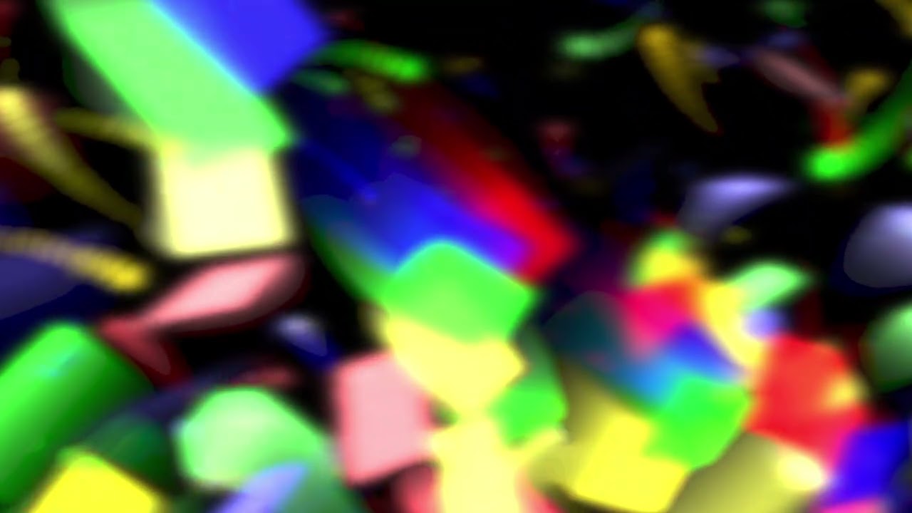 Abstract Light Flow – Overlapping Luminous Waves (NoSound)