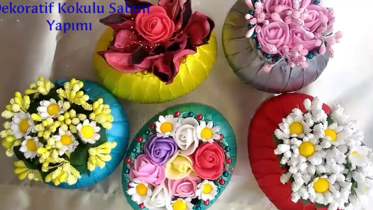 Dekoratif Kokulu Sabun Yapımı