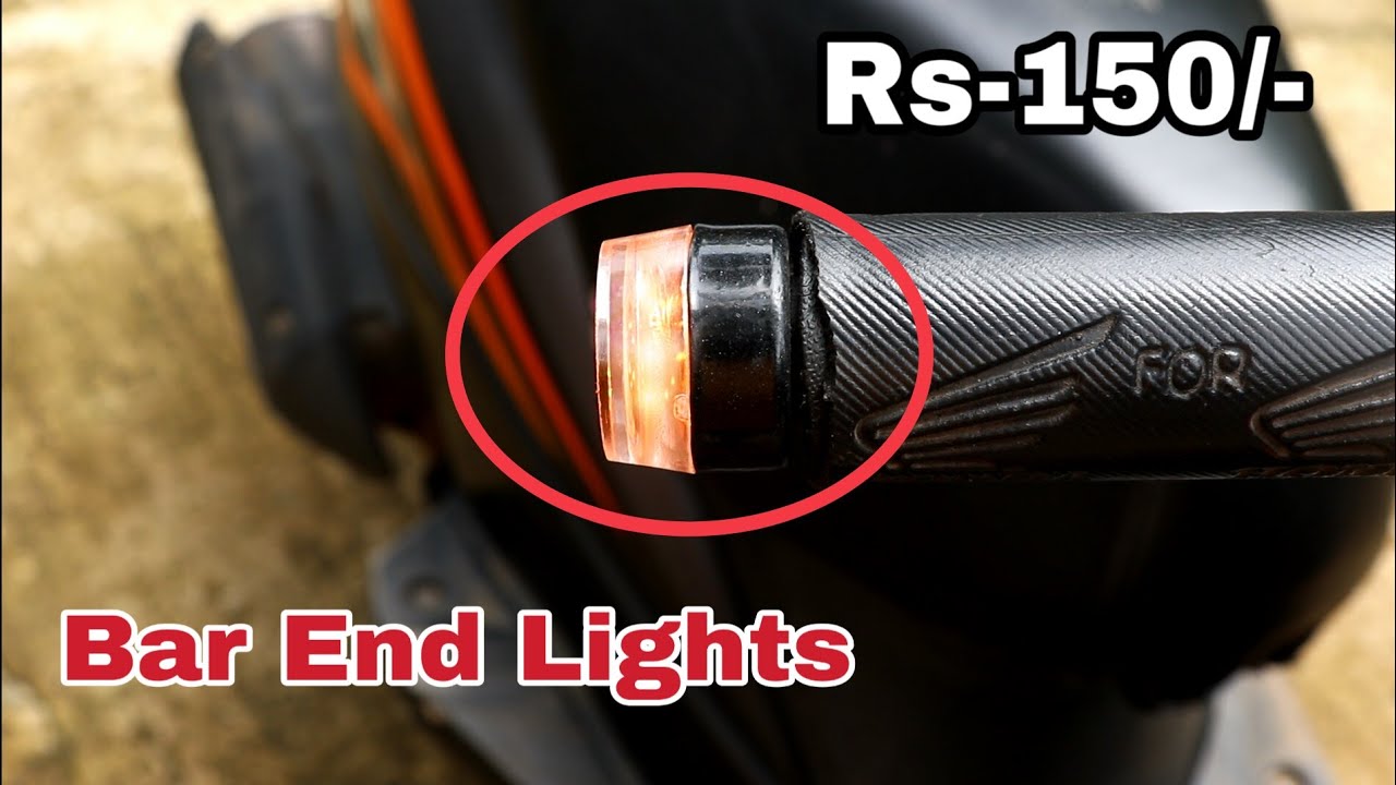 Handel Bar end light Installation Scooty Honda Dio | Indicator Light