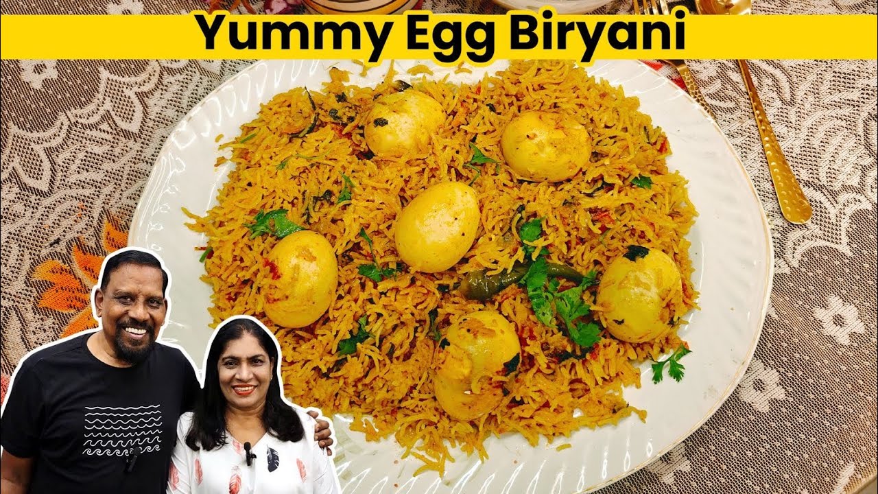Egg Biryani Recipe - Quick, Simple & So Tasty You'll Forget it's Just Eggs! Egg Dum Biryani 🔥🍳🍚