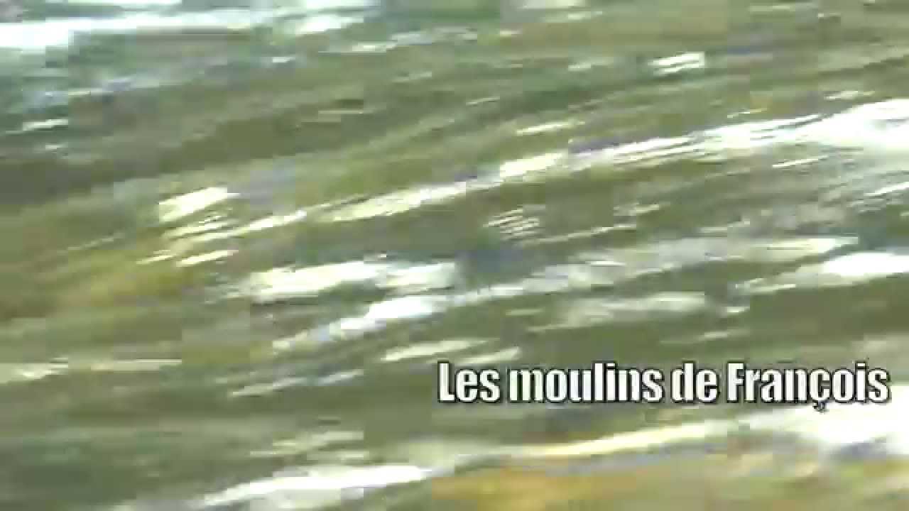 Les moulins de François -  le moulin et le château