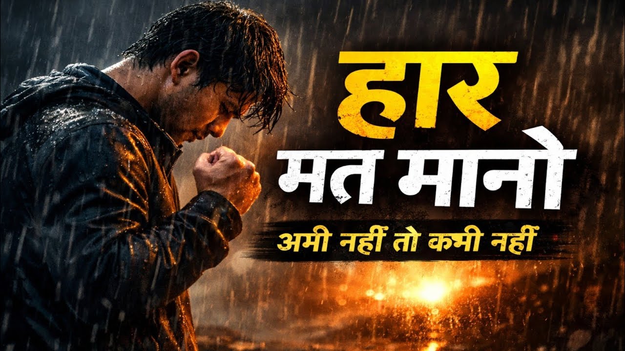 हार मत मानो | Motivational Video in Hindi | Never Give Up Motivation 💪🔥