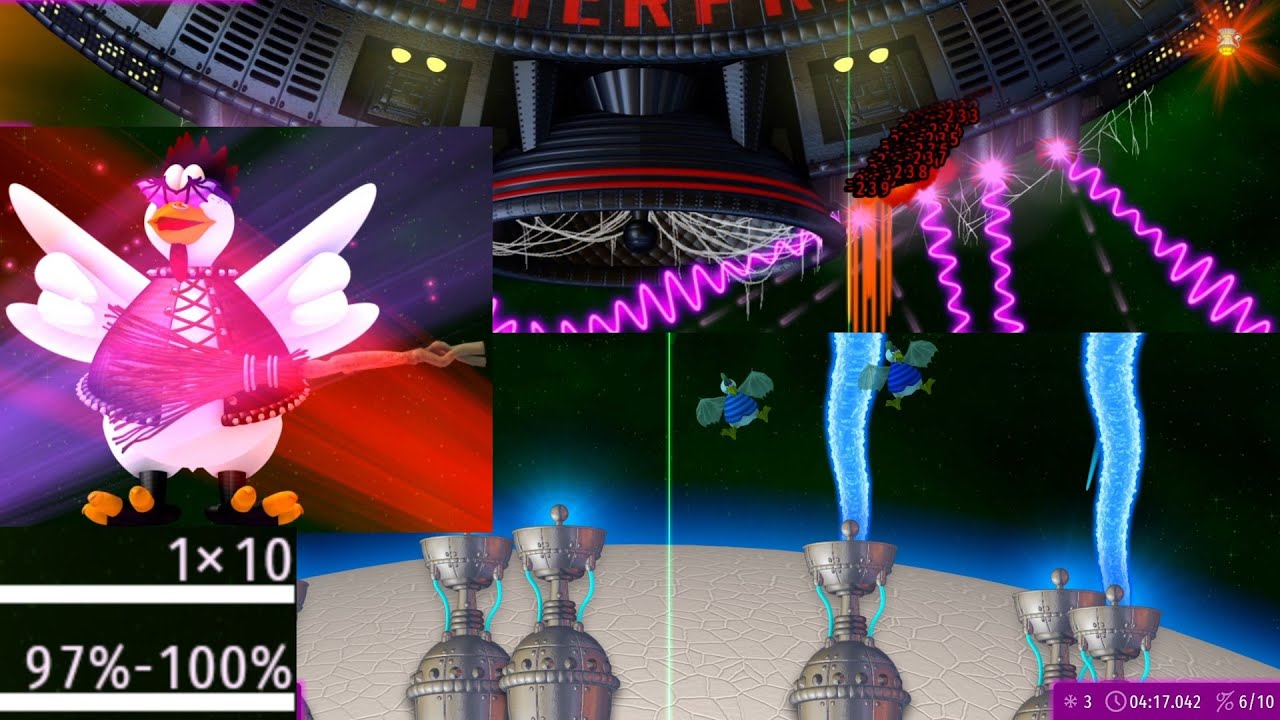 Boss Rush 9: Fantastic Revolution | 1 x 10 (97% - 100% + Superstar Hero) | Chicken Invaders Universe