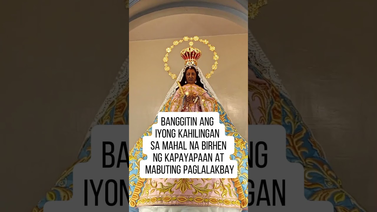 Our Lady of Peace and Good Voyage,pray for us!🙏❤️