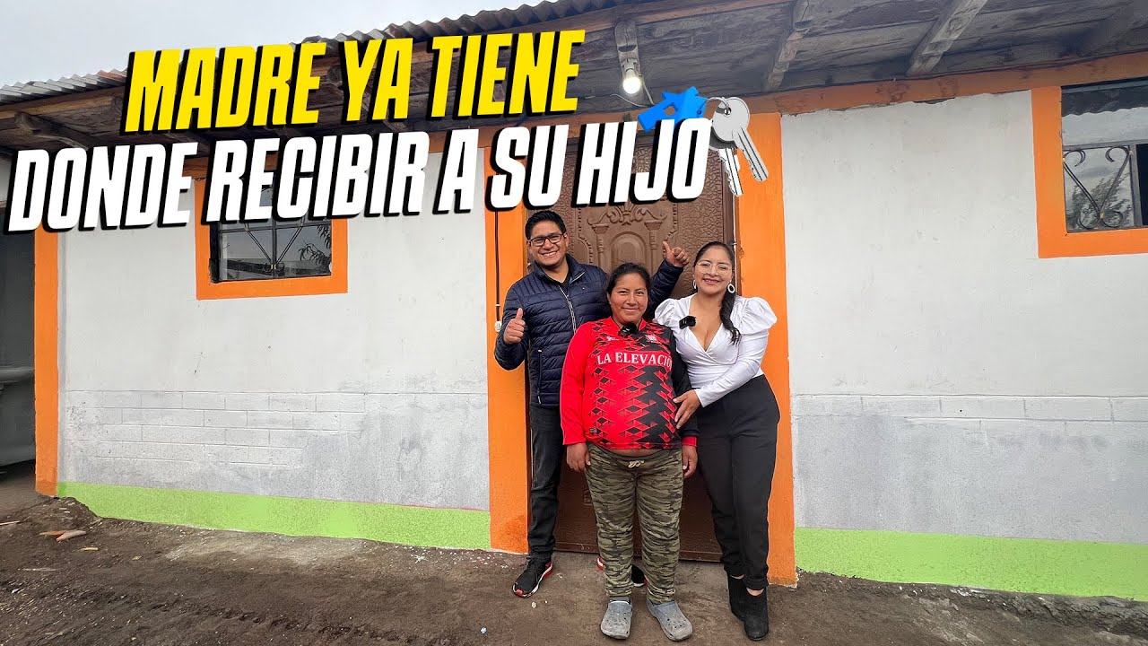 MADRE YA TIENE DONDE RECIBIR A SU HIJO