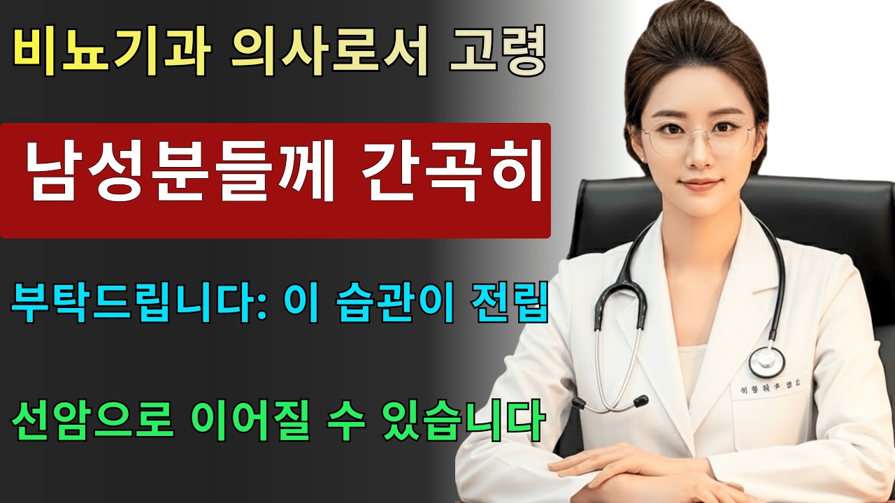 비뇨기과 의사로서 제가 고령 남성분들께 경고합니다: 이것이 전립선을 염증시킵니다