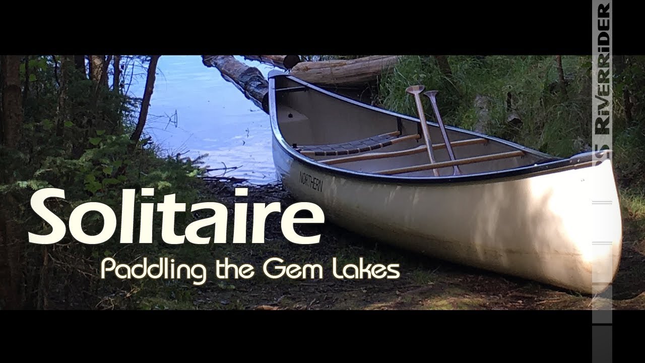 Solitaire | Solo Canoeing | Forest Lakes | Amazing Water | Relaxing Sleep Music