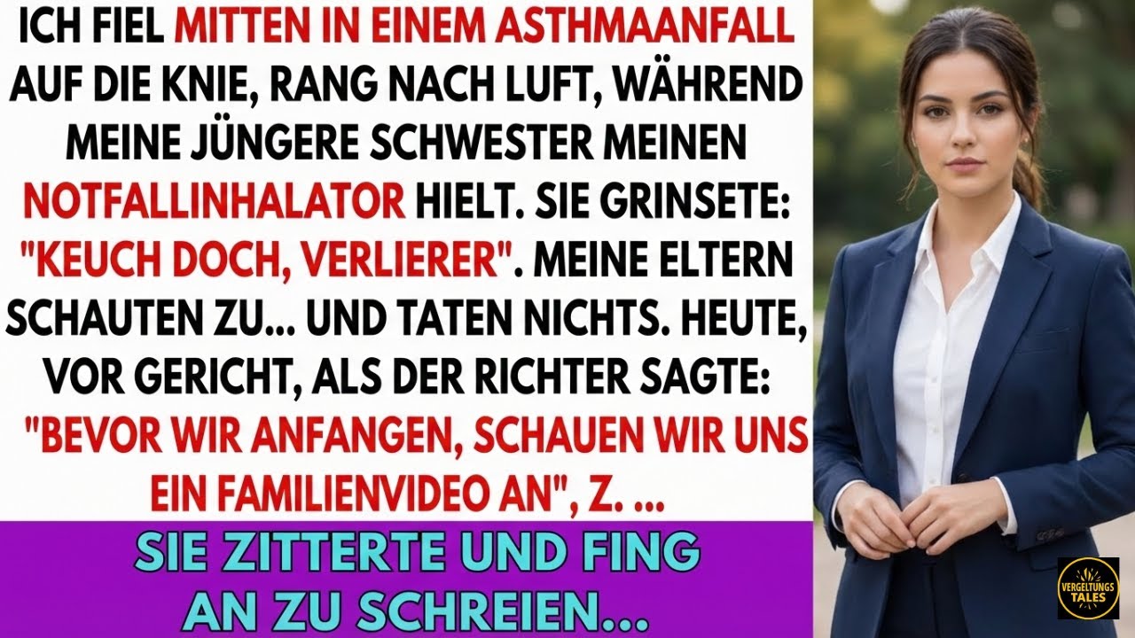Sie nannte mich ›Loser‹, während ich keine Luft bekam – heute ließ das Gericht sie zittern.“
