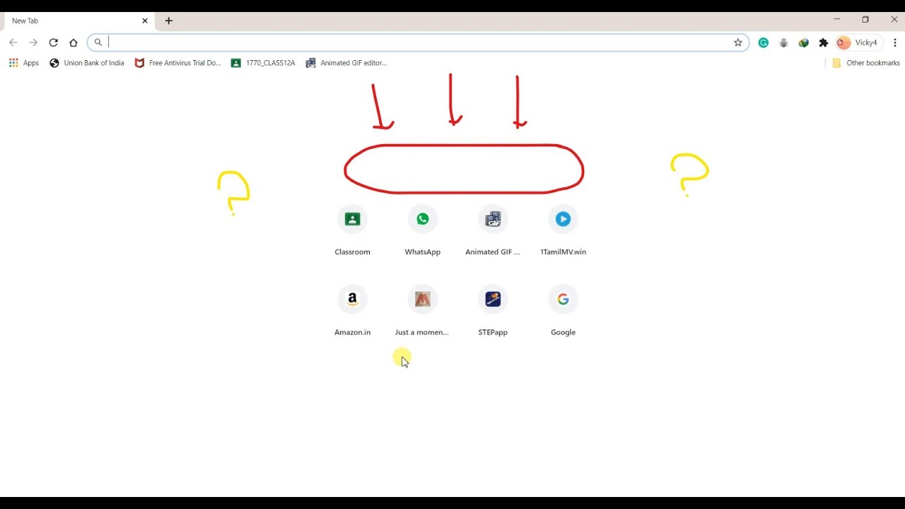 How to fix search bar missing in Google chrome(secure search) easily within seconds| Vicky4 Tech |