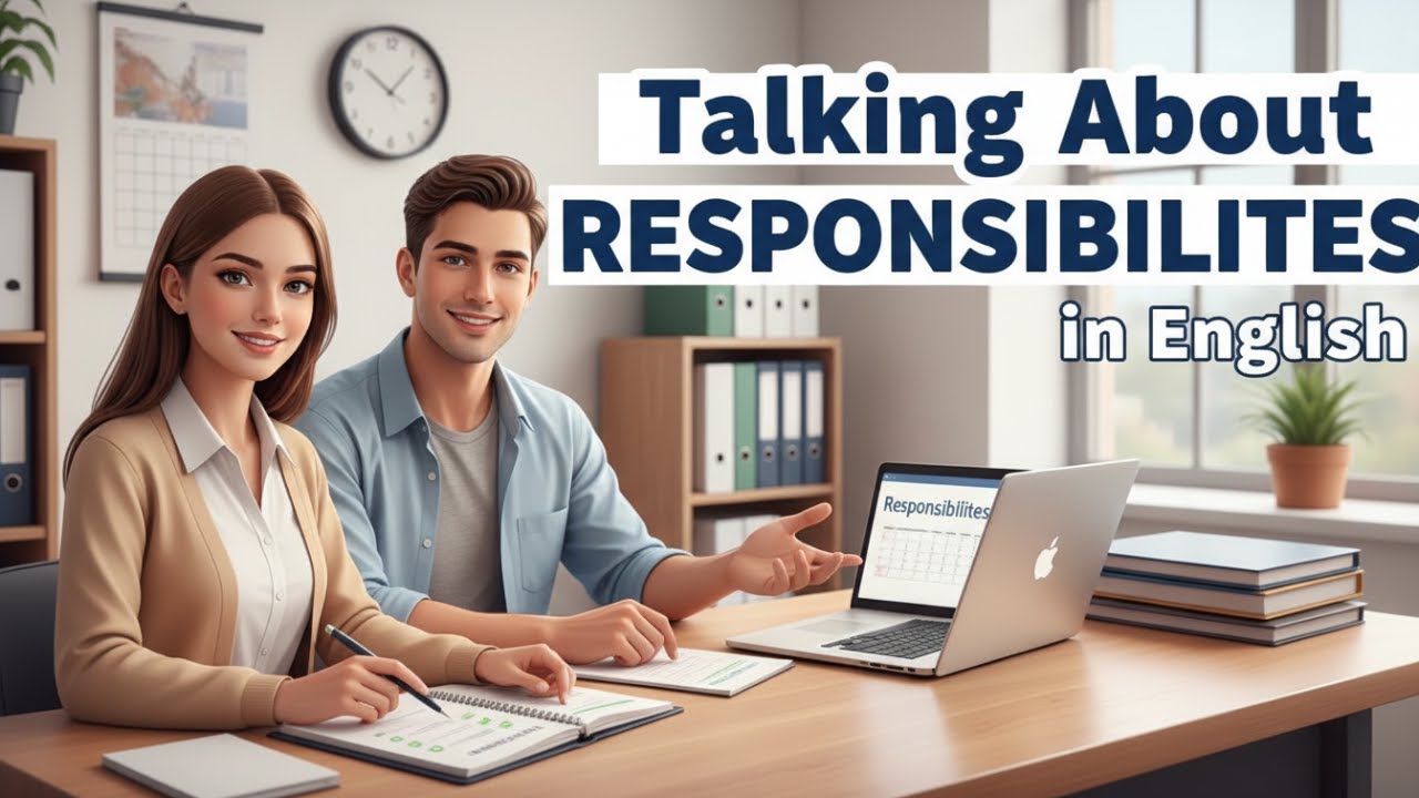 How to Talk About Responsibilities in English  Daily English Speaking Practice