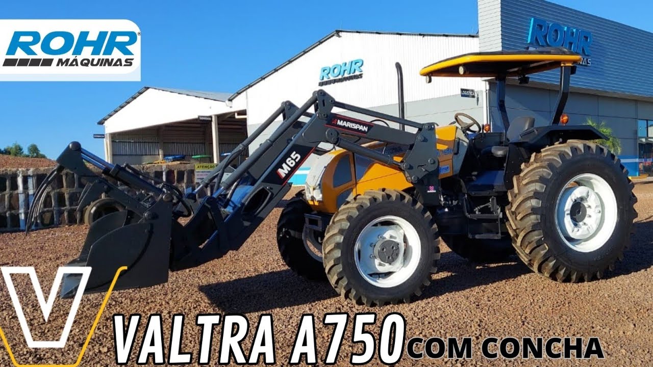 Trator Valtra A750 + Conjunto Frontal Marispan - ROHR MÁQUINAS