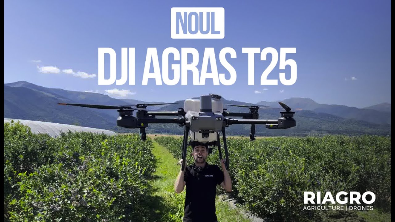 PERFORMANȚE DE TOP ADUSE DE NOUL DJI AGRAS T25, DISPONIBIL LA RIAGRO!