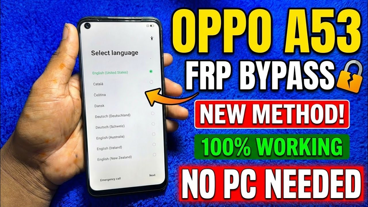 🔒 Oppo A53 FRP Bypass 2025 | New Method Without PC or APK | Google Account Unlock