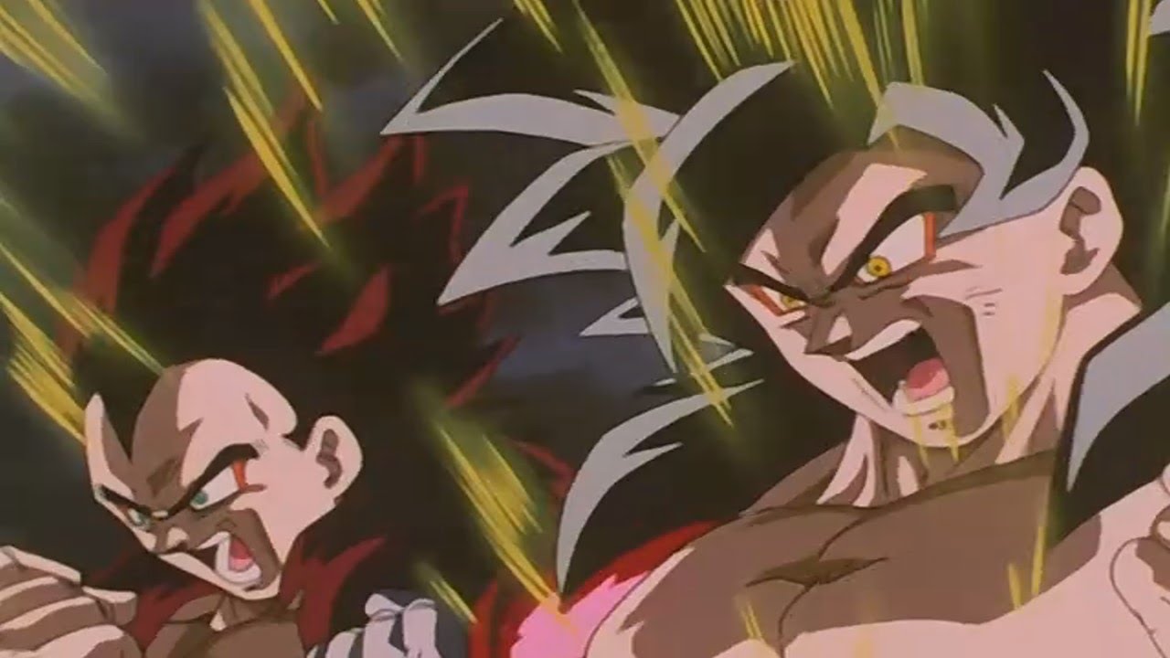 Goku and Vegeta SSj4 vs Omega Shenron - Dragon Ball GT AMV