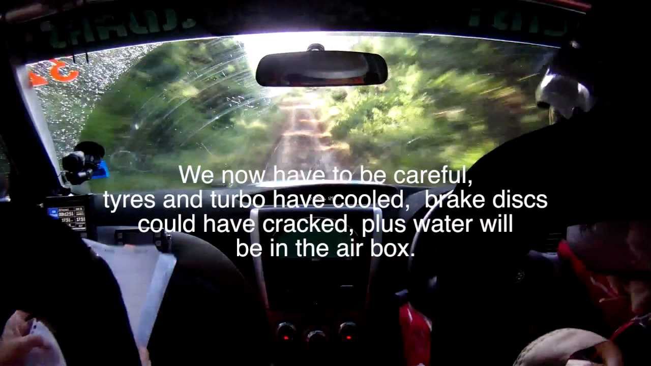 Subaru Forester Turbo diesel rally car drivers eyes