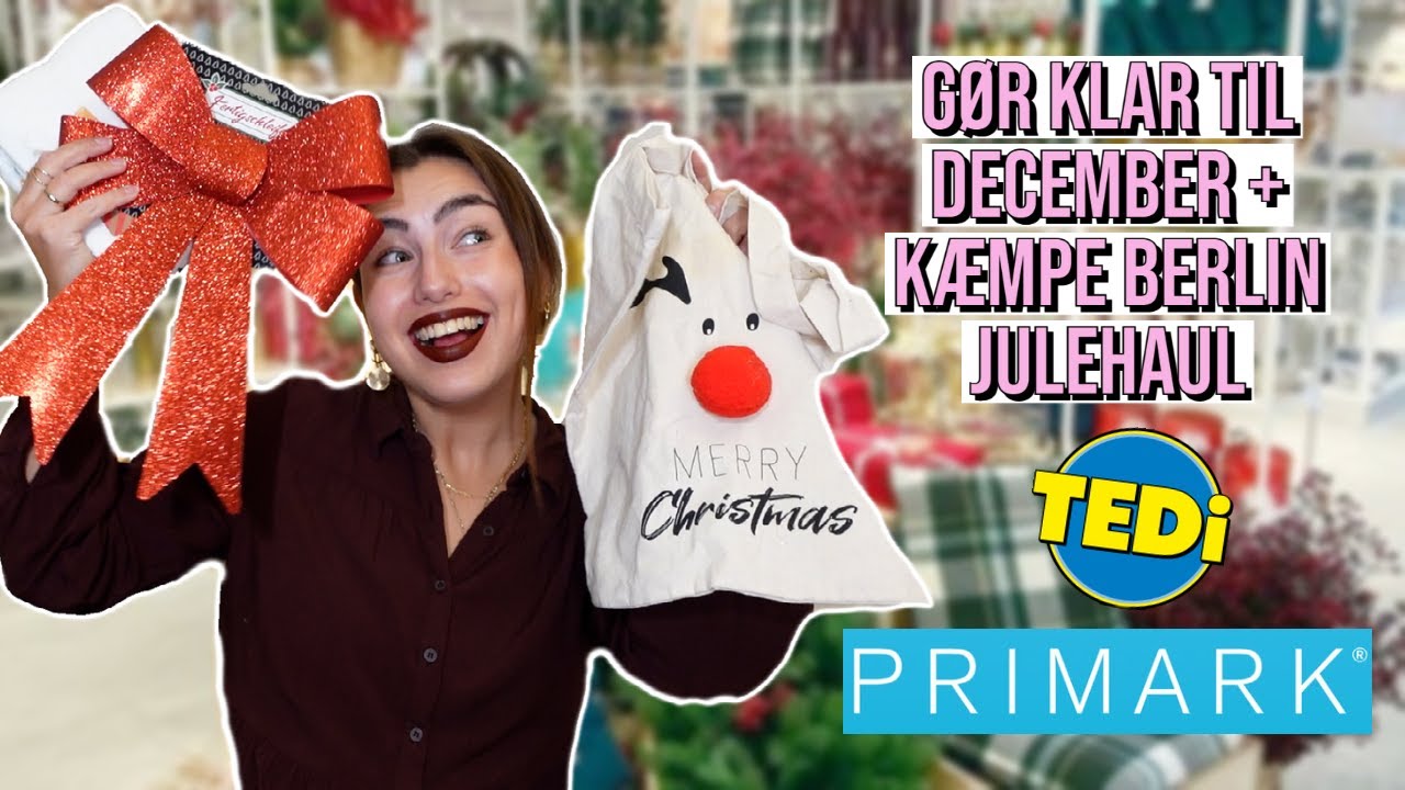 K&AElig;MPE BERLIN JULEHAUL + G&Oslash;R LEJLIGHEDEN KLAR TIL DECEMBER 🛍️🎄