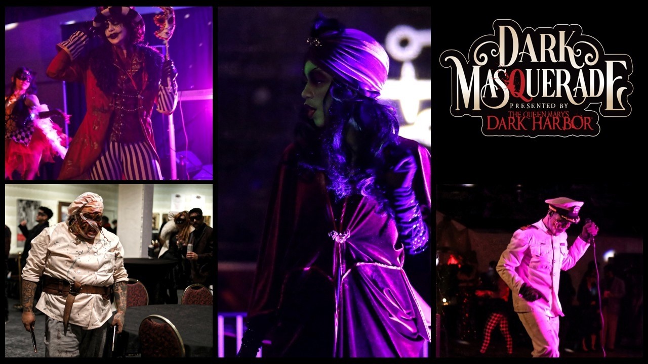 Queen Mary’s Dark Harbor Dark Masquerade. (AW)