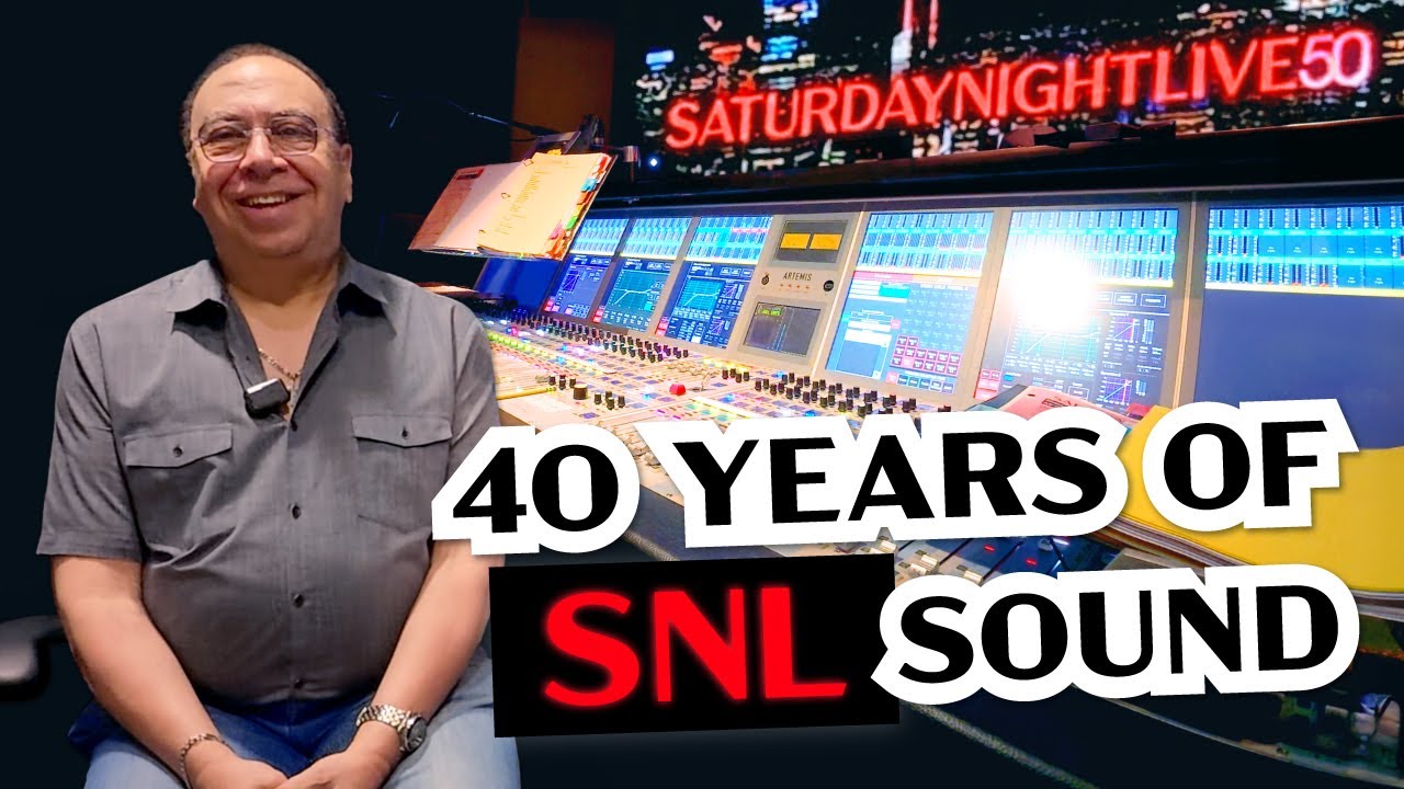 Он микшировал SNL 40 лет (его последний вечер)