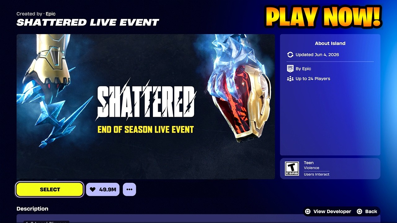 Где найти место проведения события SHATTERED! (Fortnite, 7 глава, 2 сезон)