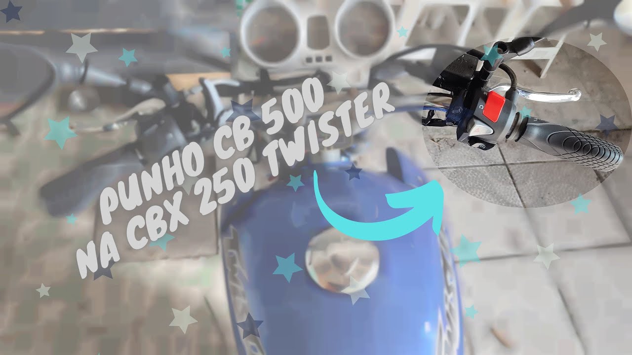 Chave de Luz (punho) CB 500 com Pisca Alerta na Cbx 250 Twister 02/08