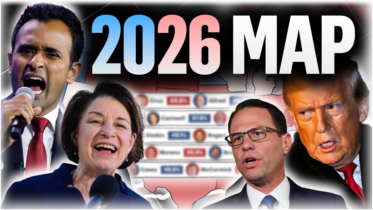My UPDATED 2026 Governor Map Prediction....