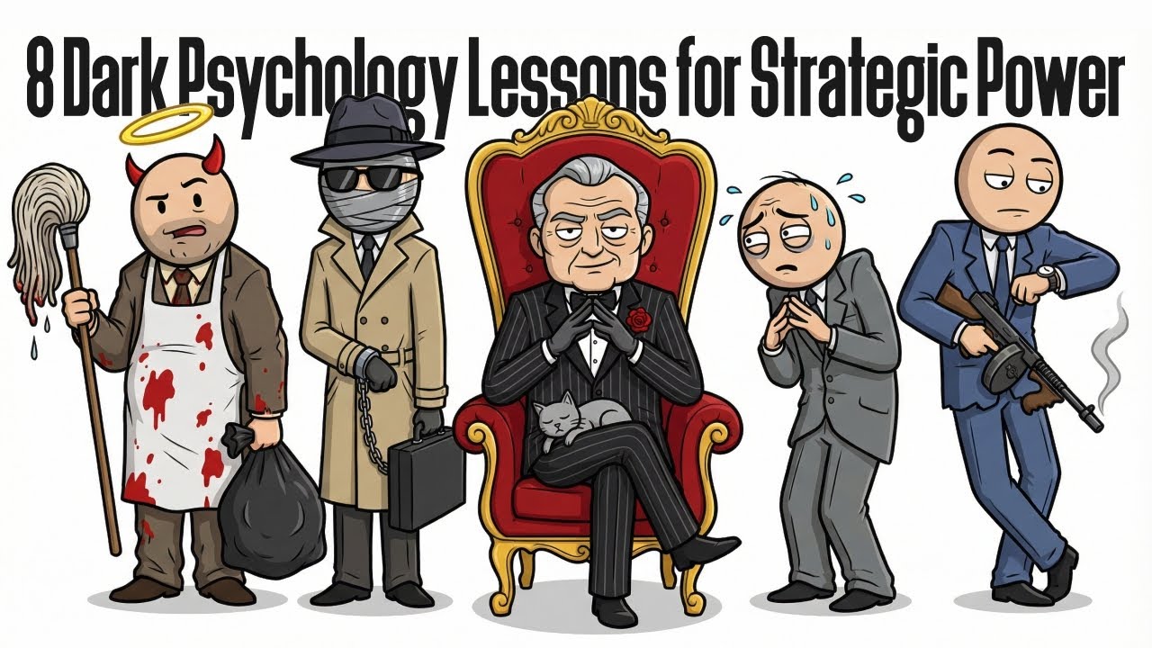 8 Dark Psychology Lessons for Strategic Power (Use With Caution)