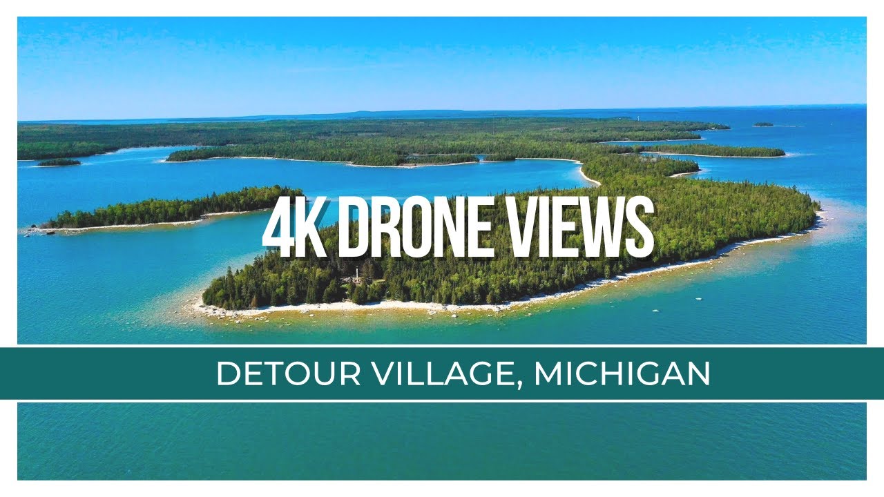 DeTour Village, MI | 4K Drone Footage