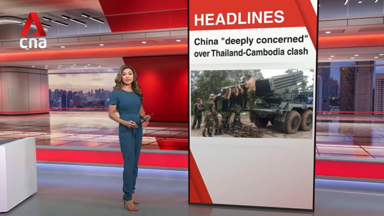 China 'deeply concerned' over deadly Thailand-Cambodia border clashes | East Asia Tonight (Jul 24)