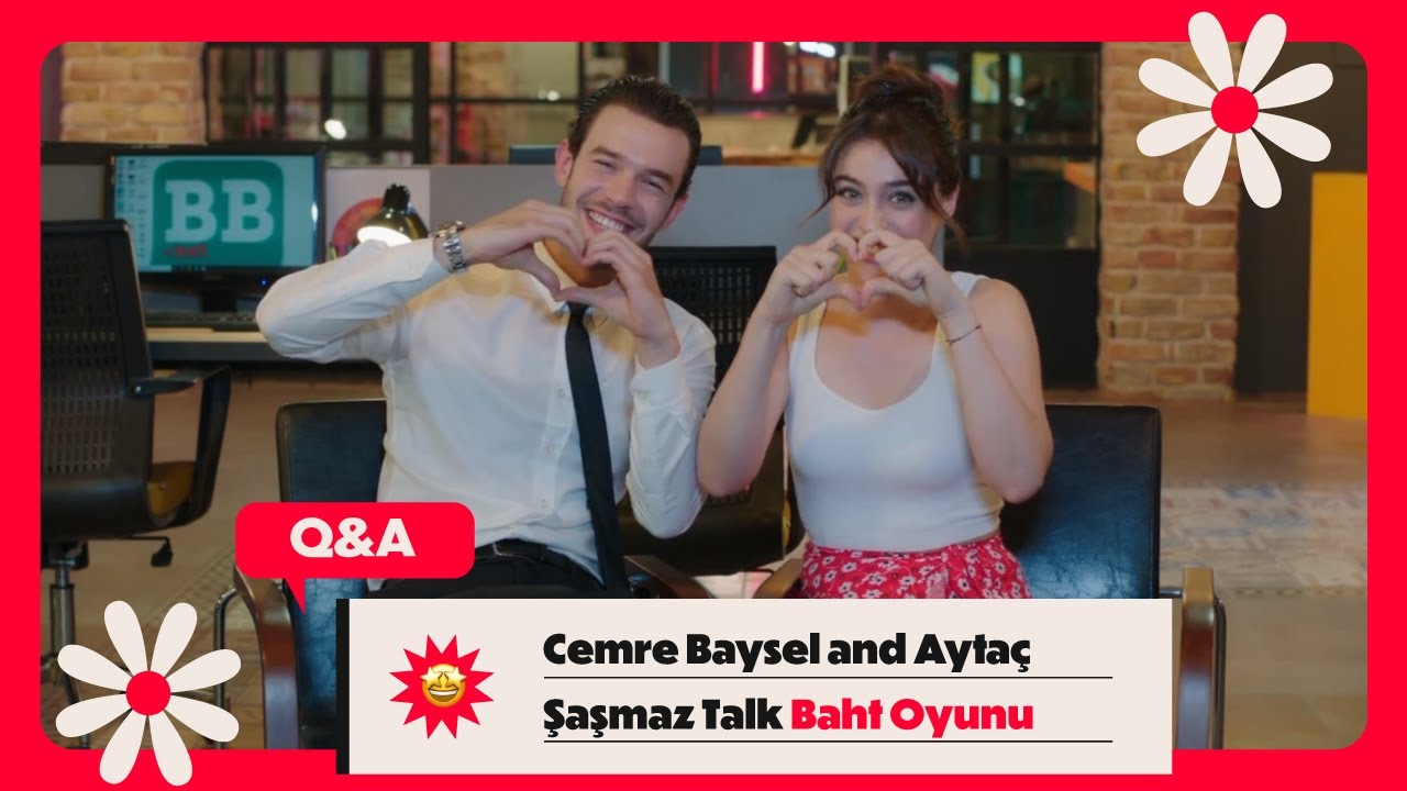 Cemre Baysel and Aytaç Şaşmaz Talk 'Baht Oyunu,' First Love Theories & More | Dizilah
