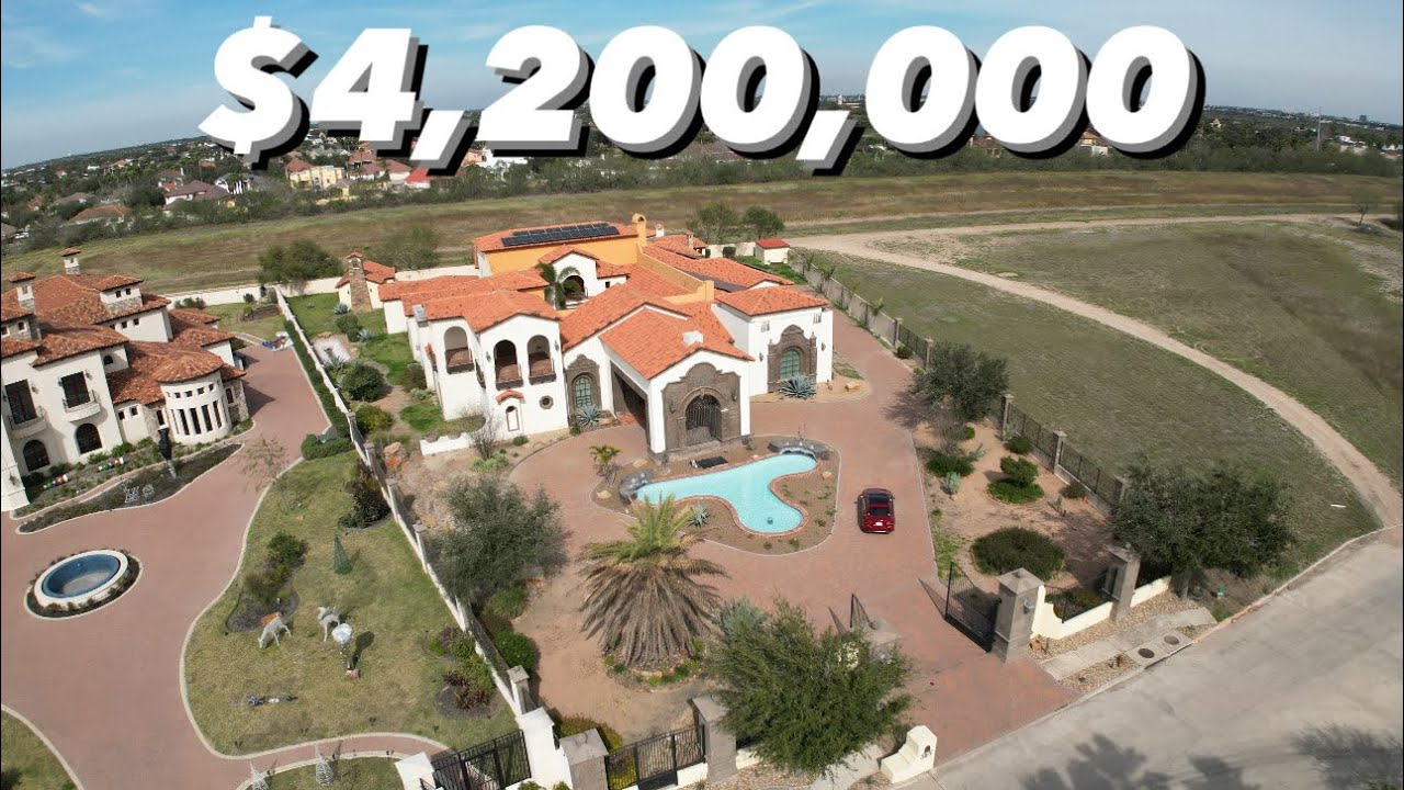 ULTRA LUXURY HOME | $4.2 MILLION | SPANISH MEDITERRANEAN | MISSION, TX