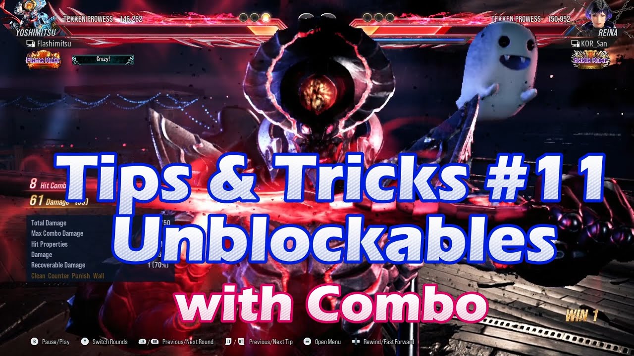 Tips & Tricks #11: Unblockables with Combo  - Yoshimitsu in Tekken 8