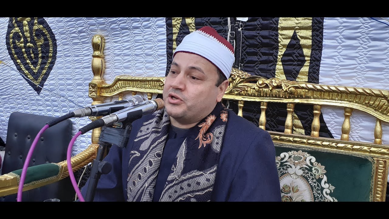 الشيخ محمود صابر رائعة المائدة عزاء والدالمهندس عبدالمنعم جاب الله  الكهربائي الحلوات الابراهيمية 5