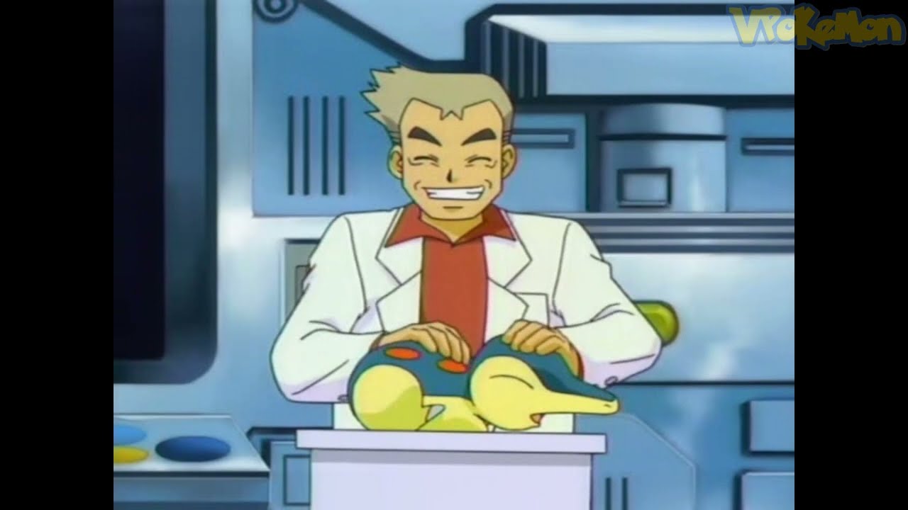 Cyndaquil attacks Professor Oak | Professor Oak Funny Moments