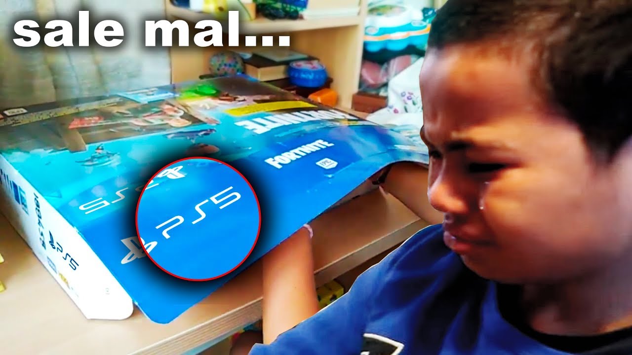 Niño Recibe Consola Fortnite Falsa De Regalo Navidad (VENGANZA)