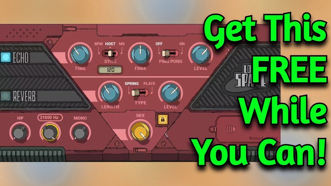 Limited Time FREE Reverb Delay VST Plugin by Waves Audio - Lofi Space - Review & Demo