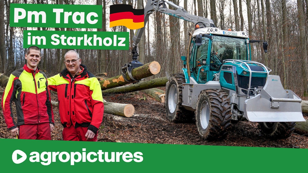 Holzfäller Doku: Vom Traktor zur Profi Forstmaschine | Pfanzelt Pm Trac beim Starkholz rücken