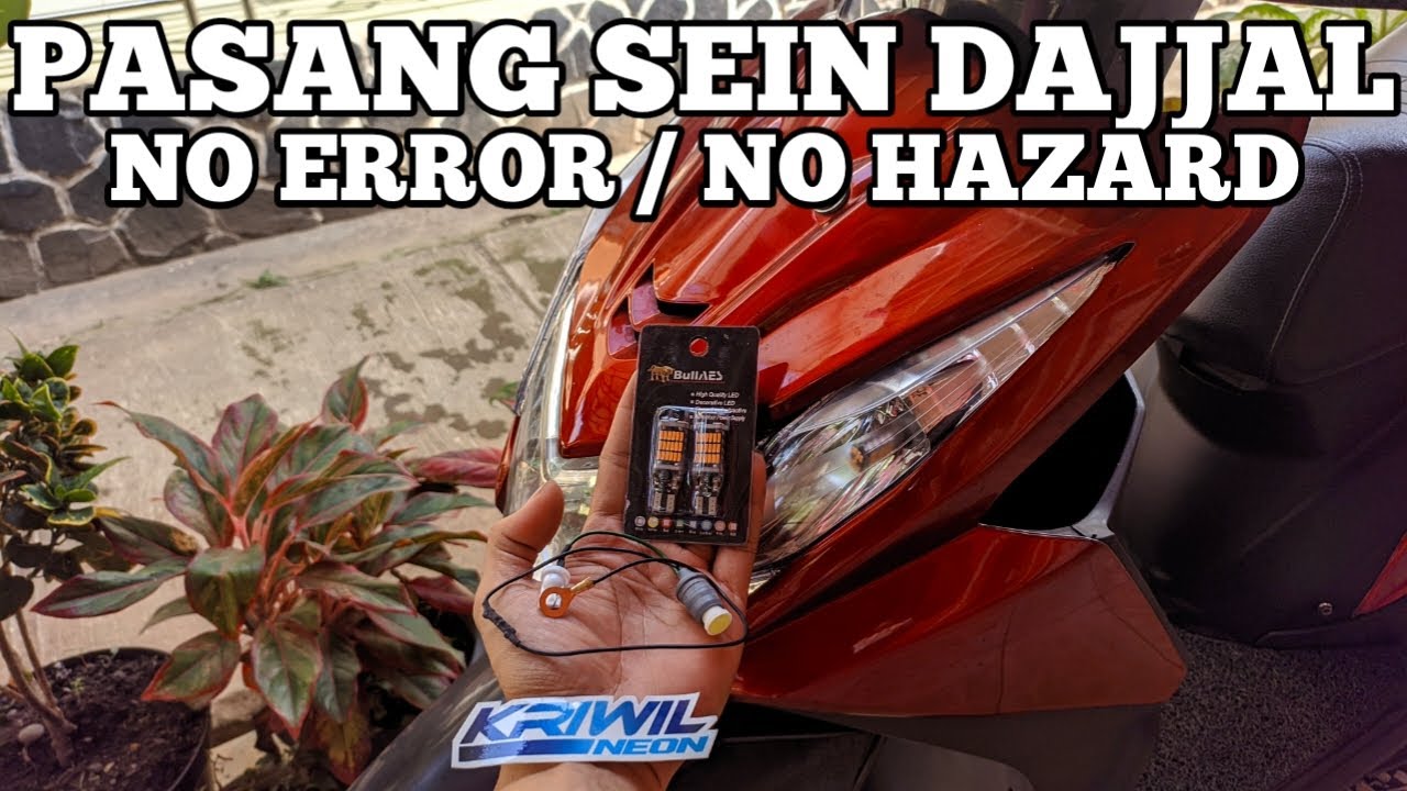 Cara pasang sein led beat fi