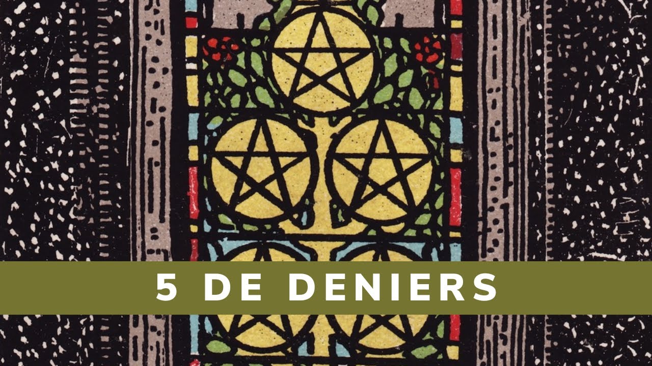 5 de Deniers - Les Arcanes Mineurs du tarot