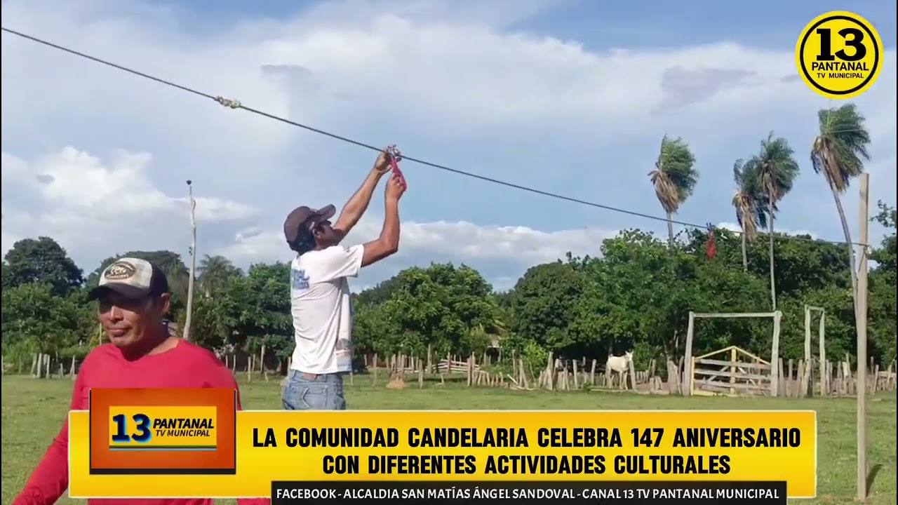 ANIVERSARIO DE LA COMUNIDAD INDÍGENA CANDELARIA PROV. ANGEL SANDOVAL - SANTA CRUZ - BOLIVIA