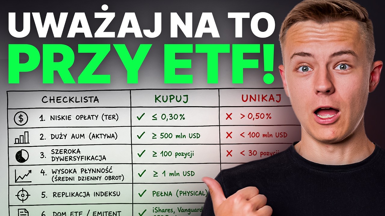 Jak wybrać najlepszy ETF do inwestycji? Nie popełnij błędu!