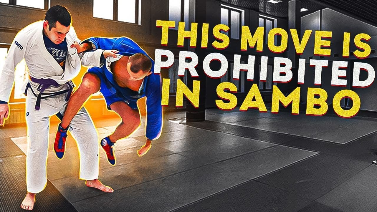 Prohibited Sambo move! Combinations from Merited Master Of Sport - visyachka on the knee